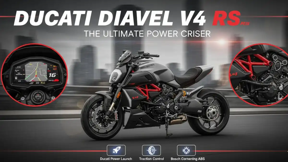 Ducati Diavel V4 RS Fastest Cruiser Bike Launch