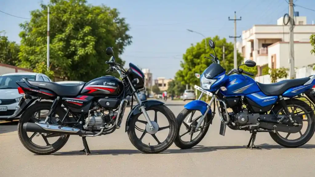 Hero Splendor Plus vs Honda Shine GST 2025