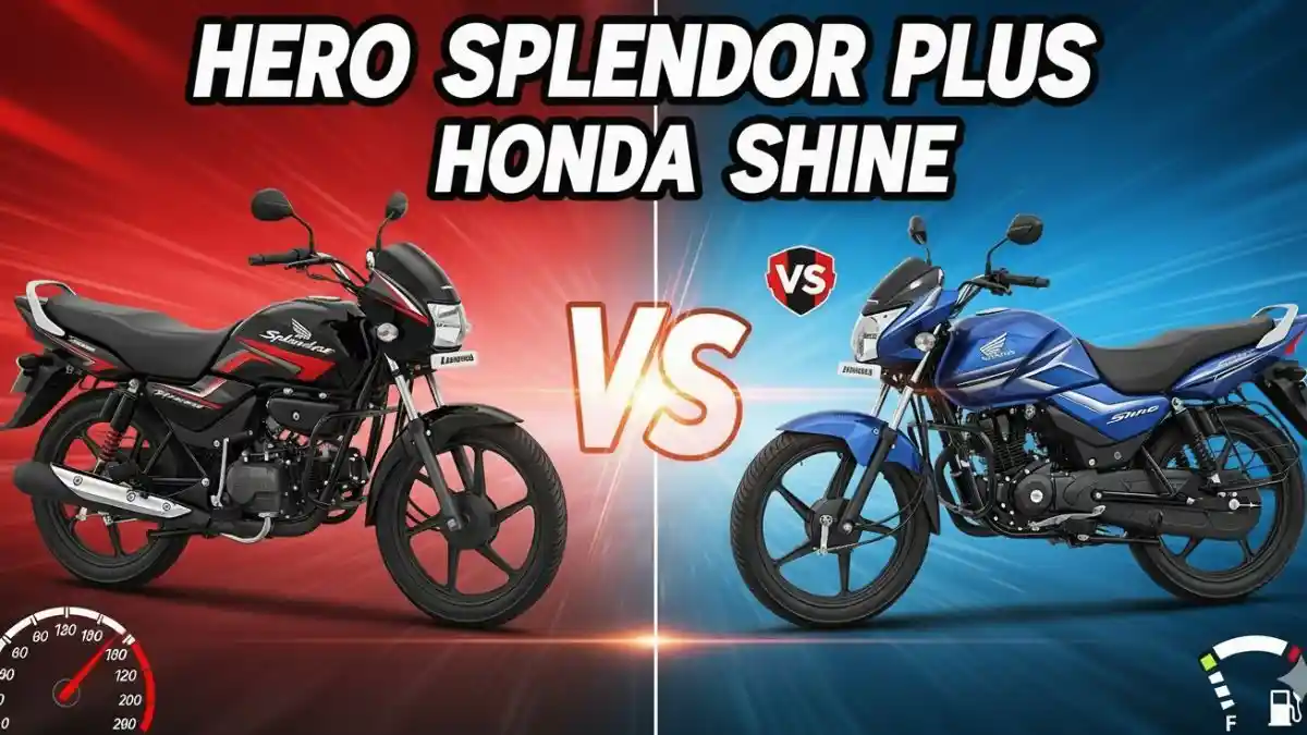 Hero Splendor Plus vs Honda Shine GST 2025
