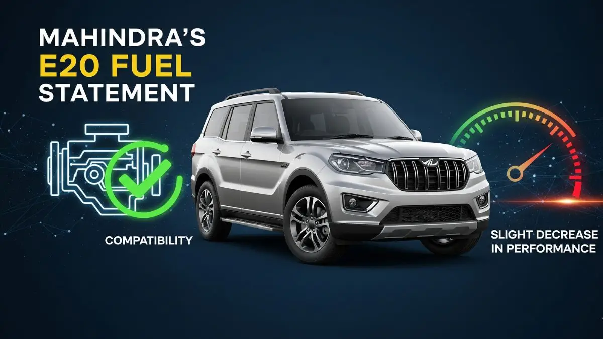 Mahindras Statement on E20 Fuel
